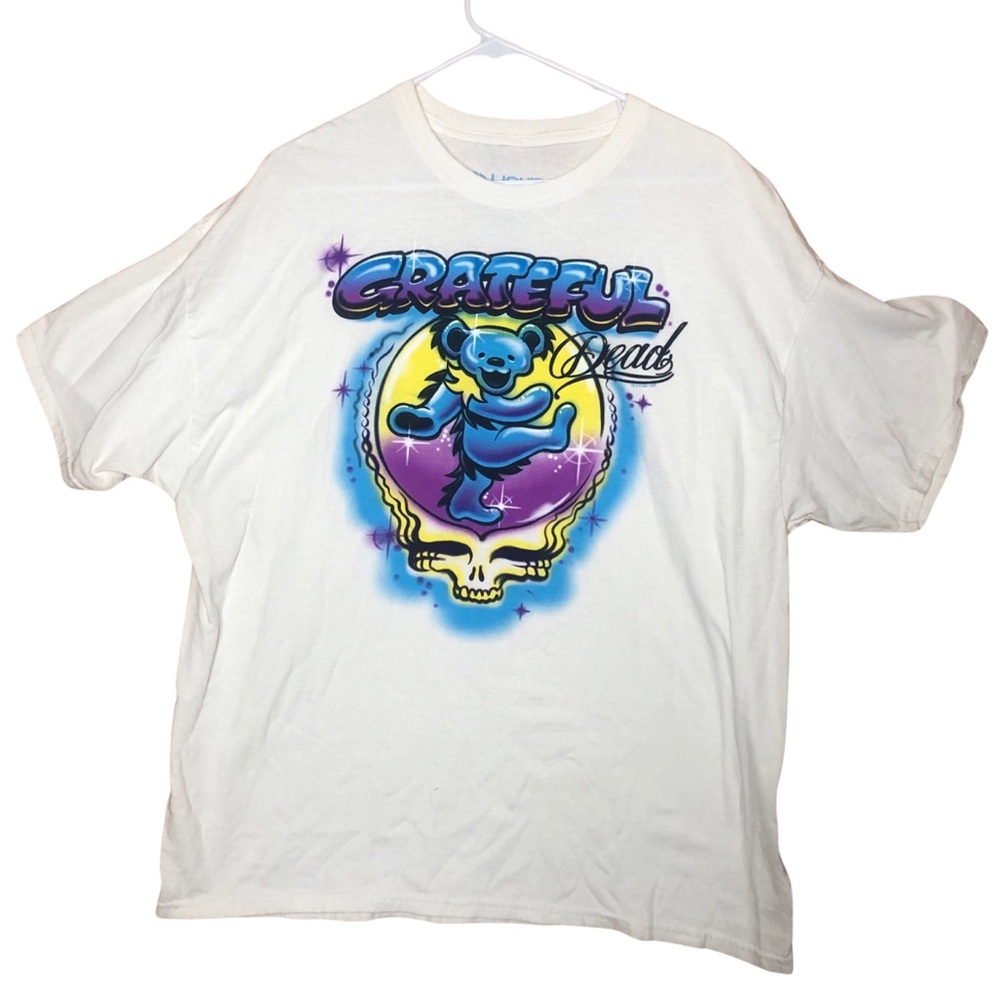 Liquid Blue Airbrushed Grateful Dead bear shirt XXL